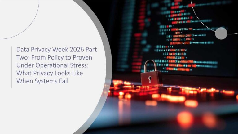 Data Privacy Week 2026 [Part 2]: What Privacy Looks Like When Systems Fail
